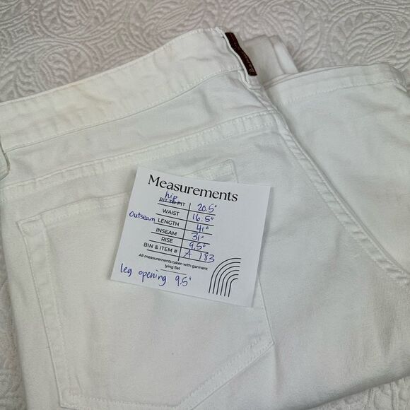 Lee Jeans One True Fit wide leg size 7/8 long length in white - Picture 12 of 14